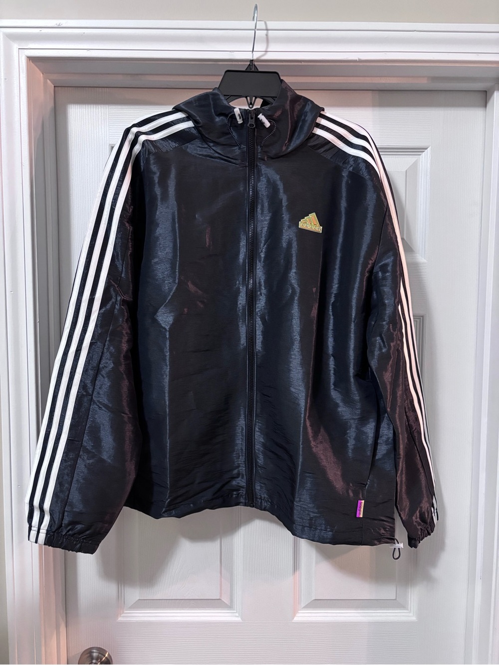 Adidas Men's Sunglass Woven Jacket in Black